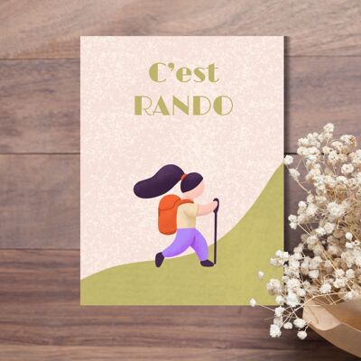 Card - It's a hike - outdoor card