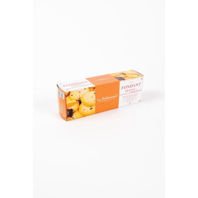 Orange and chocolate fondant biscuits - 100g box