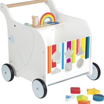 Girello scatola dei giocattoli elefante | Giocattoli per bambini | Legna