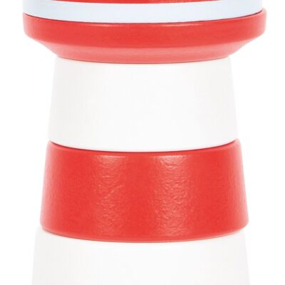 Stacking Tower Lighthouse Big Ocean FSC 100% | Motor skills toys | Wood