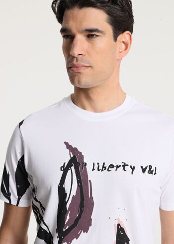 V&LUCCHINO - T-shirt Manches Courtes Graphique Liberty 2