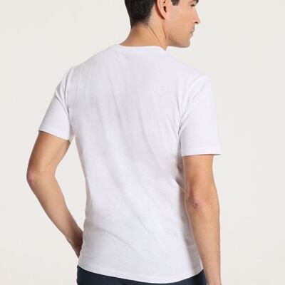 V&LUCCHINO - T-shirt basic Short Sleeve Graphic V&L leaves