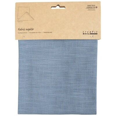 Serviettes en tissu à décorer - 42 x 42 cm - Plusieurs coloris - 2 pcs