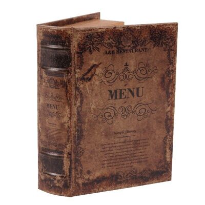 Book box 27 cm Menu