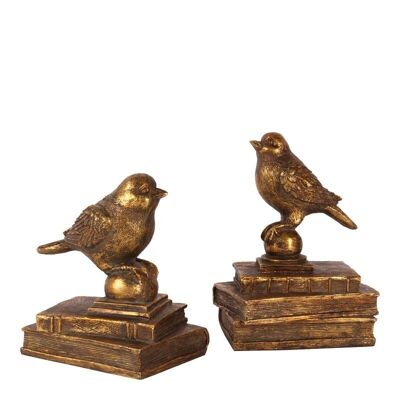 Bookend Birds resin 21 cm