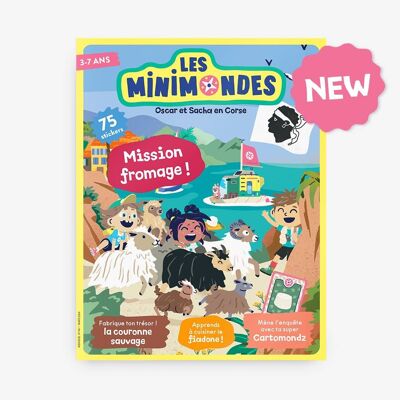 NEW ! Corsica - Activity magazine for children 4-7 years old - Les Mini Mondes