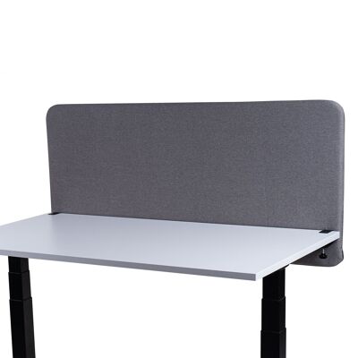 Acoustic partition for desk, free-standing desk divider, privacy and noise protection