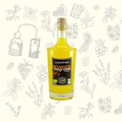 Licor de naranja amarga “naranja amarga” de Provenza