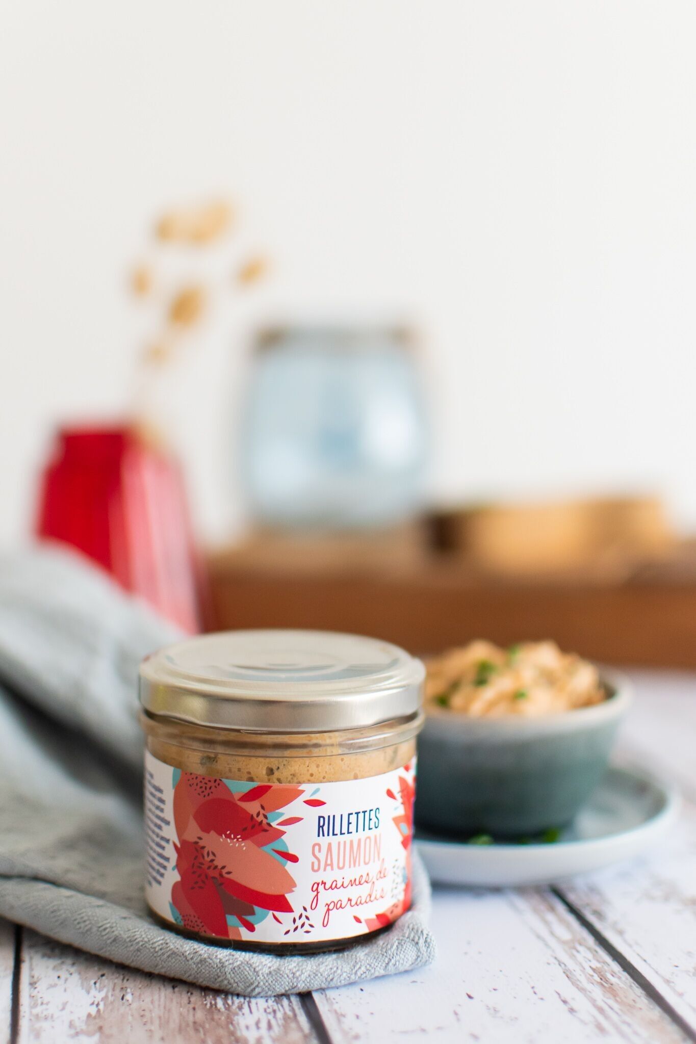 Rilettes di salmone con semi del paradiso