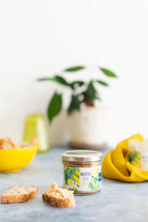 Rillettes de bar au yuzu