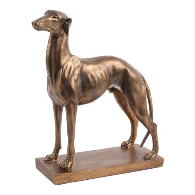 Fig. Dog statue Greyhound 27x10 cm