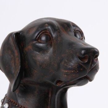 Figue. Statue chien Braque de Weimar 2