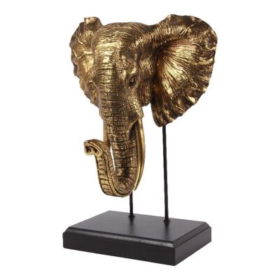 Figue. Tête d'éléphant h.56x42x29cm