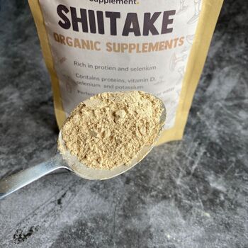 Cupplement Shiitake Powder 60 Gram - Champignon Bio - Supplément 11