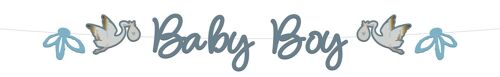 Letter banner baby boy "Vintage Flower" OK9154