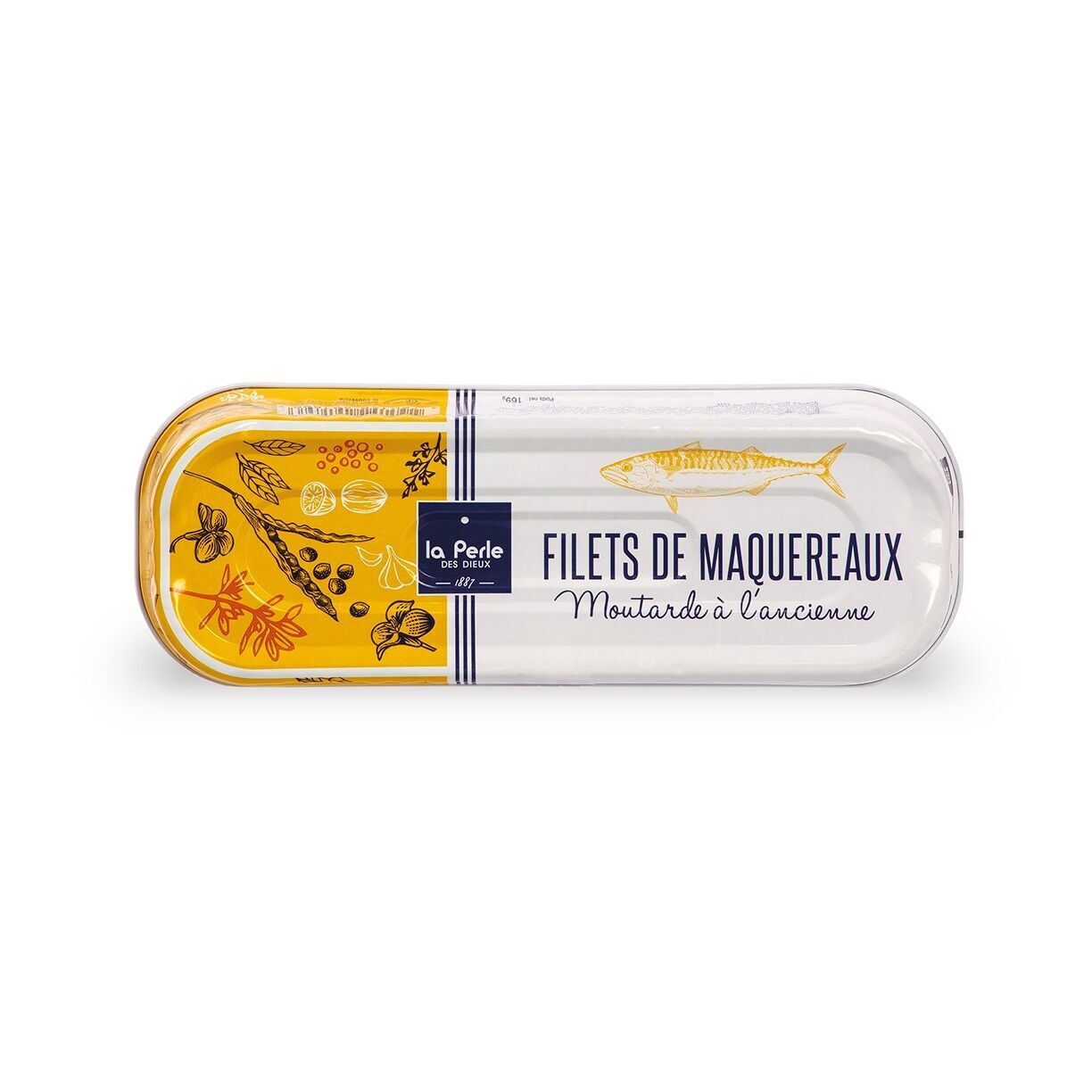 Mackerel fillets with whole-grain mustard