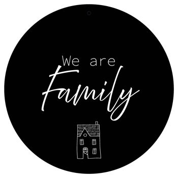 Tableau décoratif "Nous sommes une famille" 2