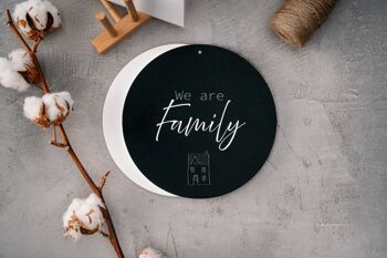 Tableau décoratif "Nous sommes une famille" 1