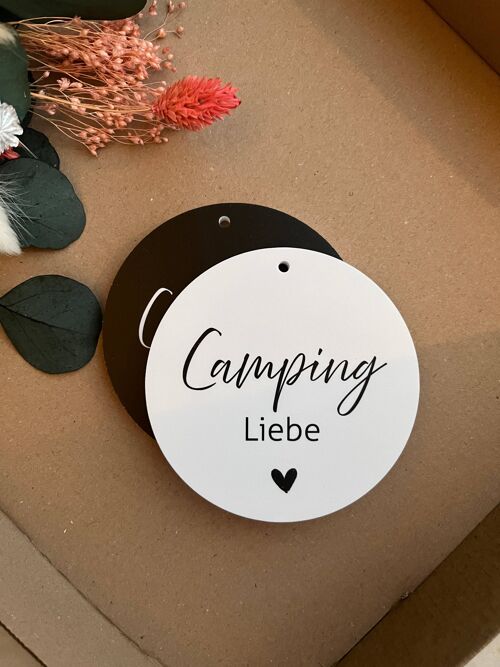 Miniboard "Camping Liebe"
