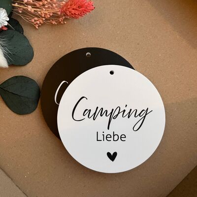 Miniboard "Camping Liebe"