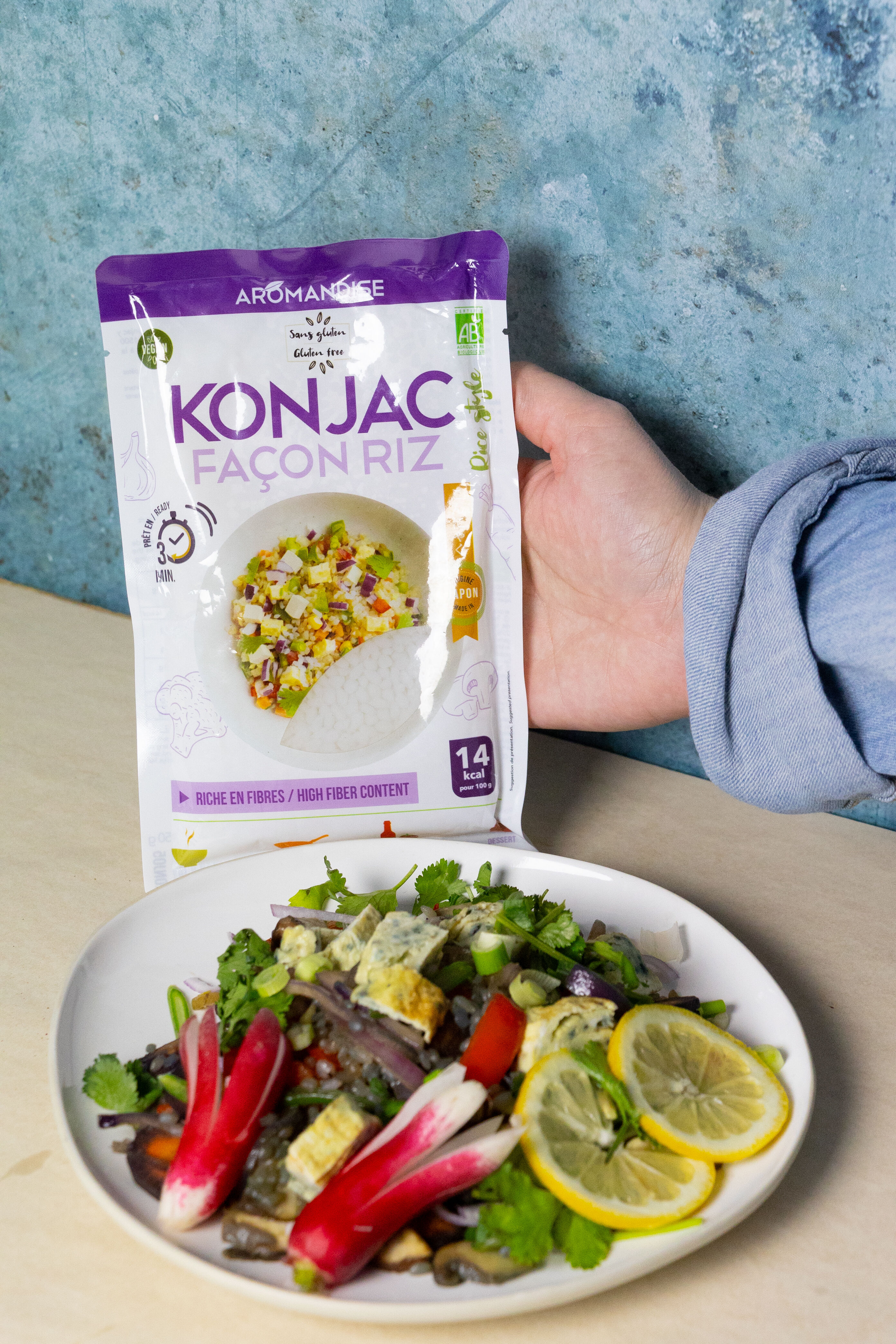 Organic konjac rice - 150g - Aromandise