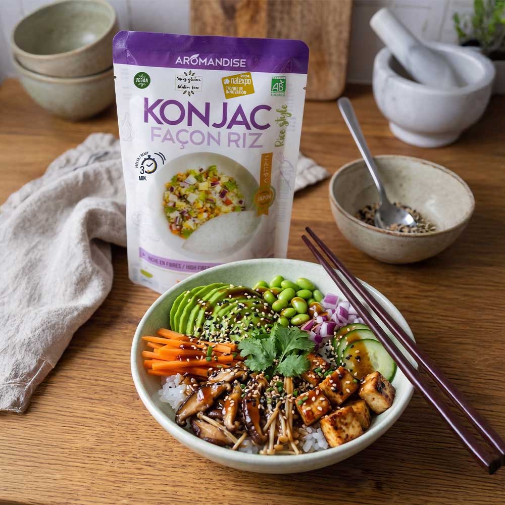 Organic konjac rice - 150g - Aromandise