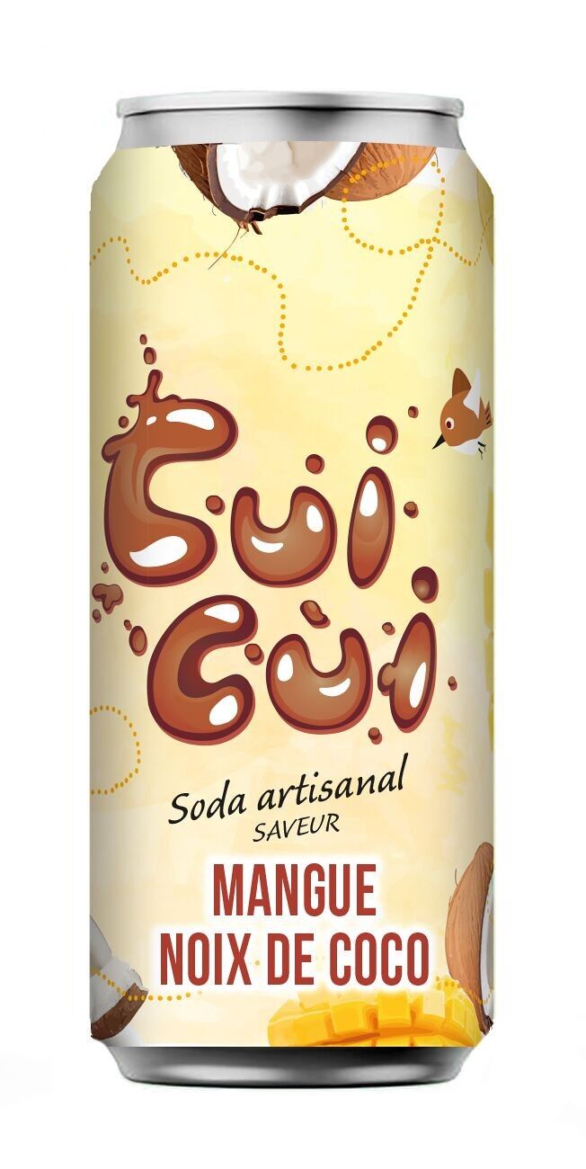 MANGO / COCONUT flavored soda