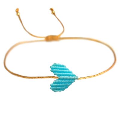 Bracciale cuore blu