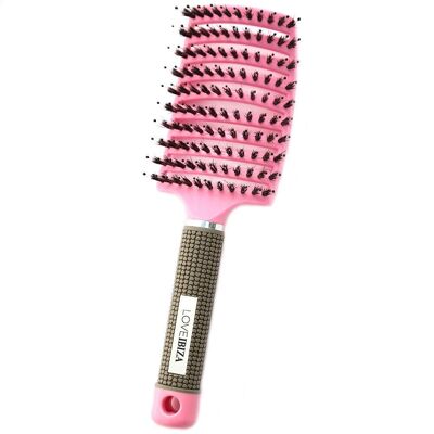 Cepillo de pelo antienredos rosa