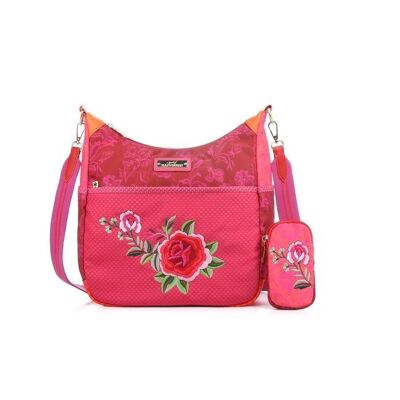 Pochette bandoulière Rose