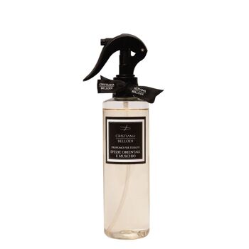 Spray Assainissant Parfumé pour Tissus et Surfaces 250 ml Épices Orientales et Musc 1