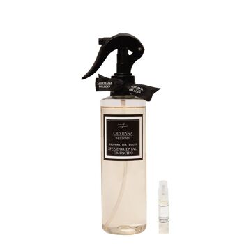 Spray Assainissant Parfumé pour Tissus et Surfaces 250 ml Épices Orientales et Musc 2