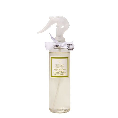 Spray Igienizzante Profumato per Tessuti e Superfici 250ml Tea Verde Pompelmo Rosa & Mandarino