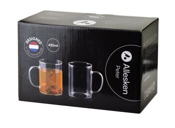 PETER Lot de 2 mugs isothermes 430ML 3