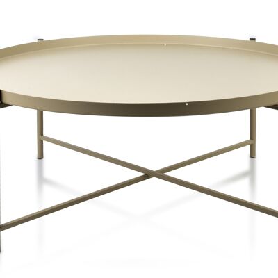 Mesa de centro LUCAS BEIGE 76.50xh32cm