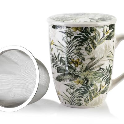 EDDY Jungle mug with infuser and lid