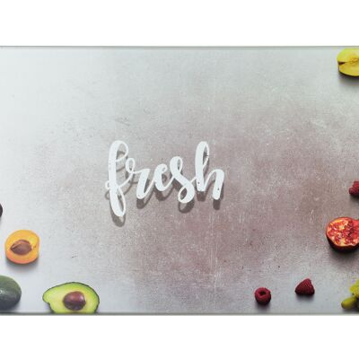 ARIA Cutting board 20x30cm glass, fresh fruit