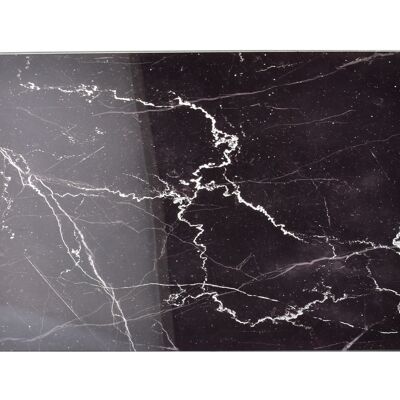 ARIA Planche à découper 20x30cm verre, marbre noir