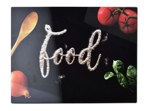 ARIA Cutting board 40x30cm glass food