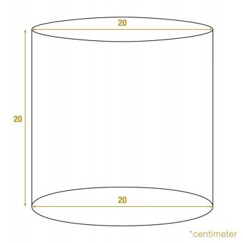 Abat-jour cylindre 30 cm bas 4