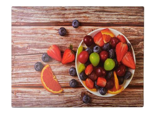 ARIA Cutting board 40x30cm glass fruit board