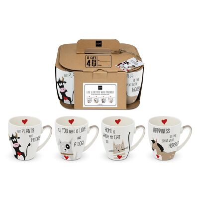 With Friends 4 Mug Set