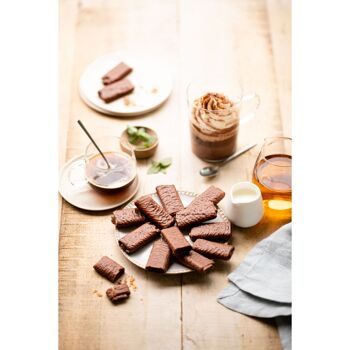 Crêpe Dentelle au Chocolat au lait - Coffret Métal Vintage 180g - Biscuit Breton - Gavottes 4