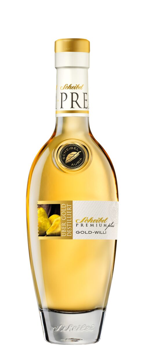 Scheibel PREMIUMplus Gold-Willi -Spirituose- 40 %vol. 0,35 l