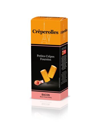 Crêpes Apéritives Bacon - Etui 100g - Biscuit Apéritif 1