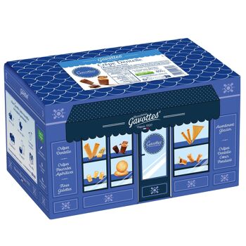 Crêpe Dentelle au Chocolat au lait - Boite Maxi Format 800g - Biscuit Breton - Gavottes 1