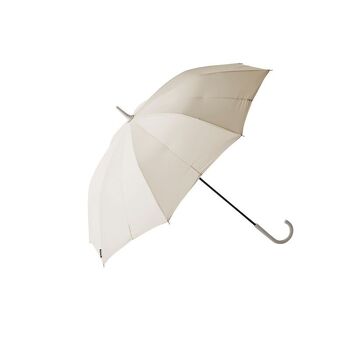 Shupatto Parapluie à Fermeture One-Pull 58cm - Blanc Beige 1