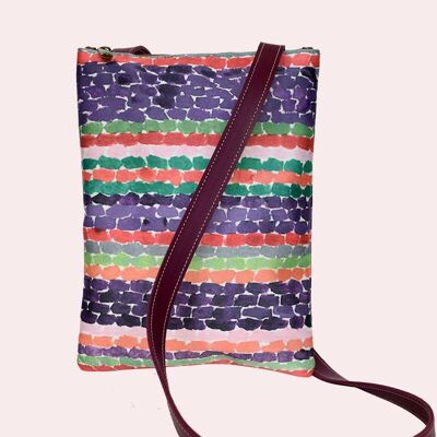 Shoulder Bag Hilda "Brushstrokes"