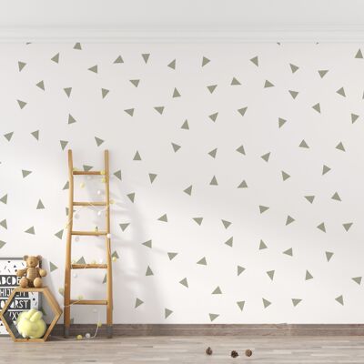 Wallpaper Triangle - Olive Spring