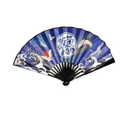 Eventail japonais en bambou - 27 cm